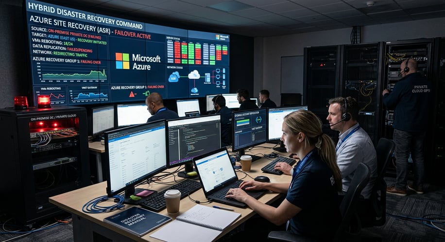 featured image for post: Azure Hybrid Disaster Recovery: Real RTO/RPO Patterns